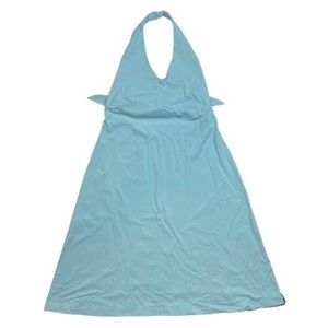 PATAGONIA Women's Blue Morning Glory Halter Dress  Midi Stretch Outdoors Size XL